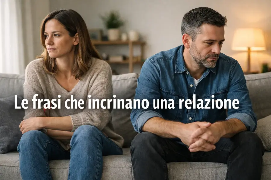 Le frasi che incrinano una relazione: perché alcune parole restano più a lungo di quanto pensiamo