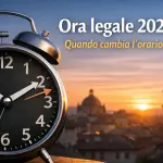 Ora legale 2026: la data del cambio e l’effetto che avrà sulle giornate