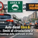 Auto diesel Euro 6, le restrizioni attese nei prossimi mesi nelle grandi città (e non solo)